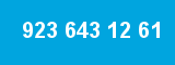 923 643 12 61 923 643 12 61